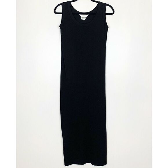 Exclusively Misook Maxi Dress Black Sleeveless S - Picture 1 of 4